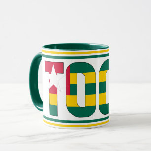 Caneca Sippin' com café Patriótico Togo