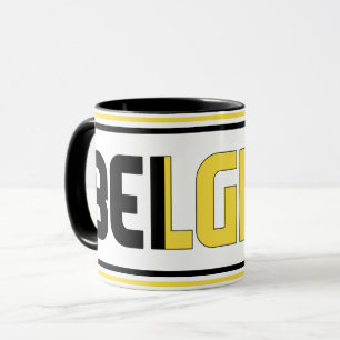 Caneca Sippin' com o café Patriótico da Bélgica