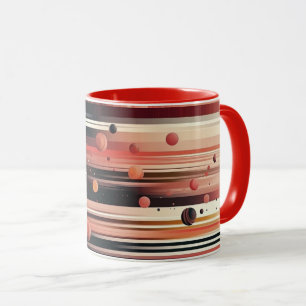 Caneca sistema planetário. Ele usa elementos de design mo