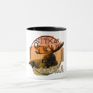 Caneca Sitka Alaska Mose Laranja