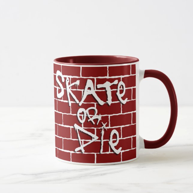 Caneca Skate ou café morto (Direita)