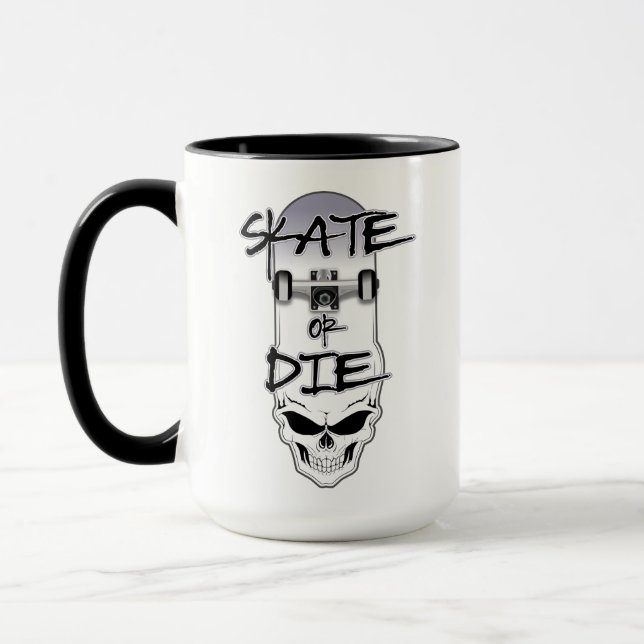 Caneca Skate ou chip - Apelente de skate  (Esquerda)