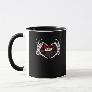 Caneca Skeleton Coração Preguiçoso Diy Halloween Costume