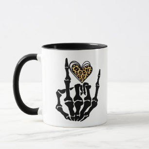 Caneca Skeleton Heart Hands Classic