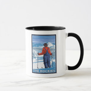 Caneca Skier Adminning - The Rockies