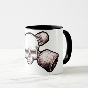 Caneca Skull & X-truX OG Skateboard