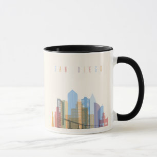 Caneca Skyline Cidade de San Diego