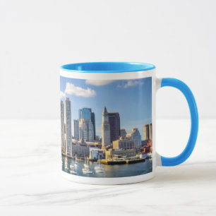 Caneca Skyline de Boston do beira-rio