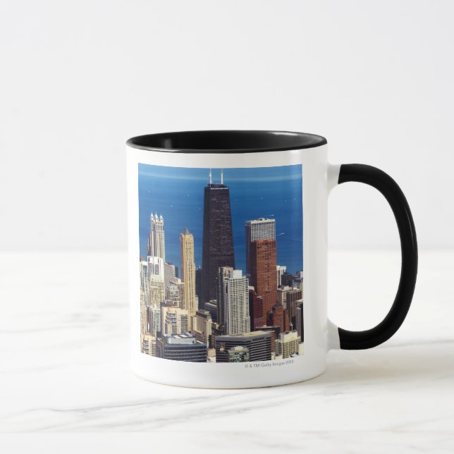 Caneca Skyline e marcos de Chicago (Direita)