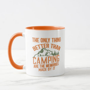 Caneca Slogan engraçado da câmera citações de acampamento