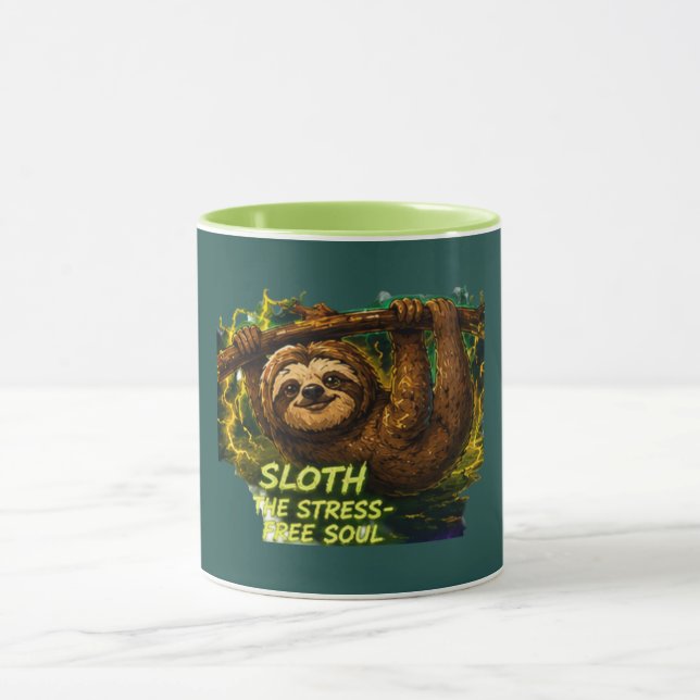 Caneca Sloth o Estresse, Alma Livre (Centro)