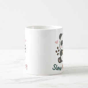 Caneca Slow Morning Panda   Xícara de Café Aconche