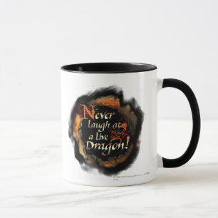 Caneca SMAUG™ - Nunca rir do gráfico do logotipo