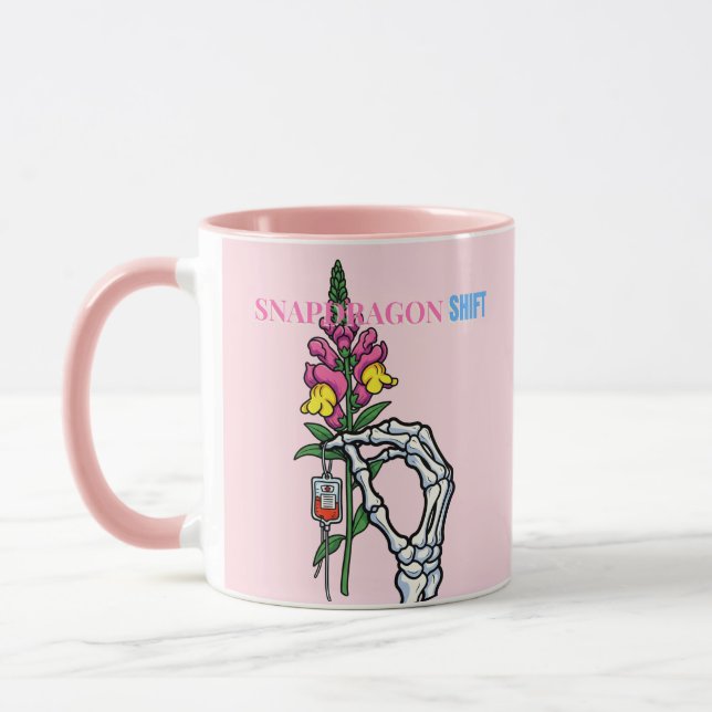 Caneca Snapdragon Shift Skeleton Enfermeira Muito Escuro  (Esquerda)