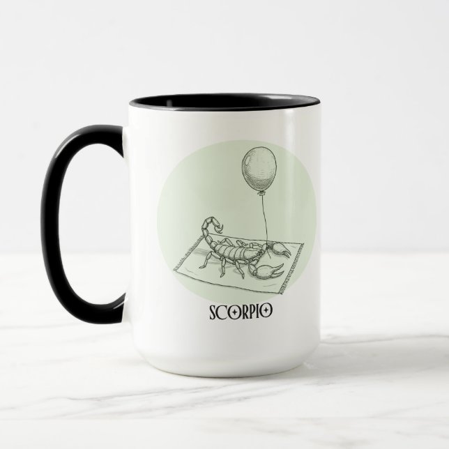 Caneca Sneaky Scorpio Classy Zodiac Birthday Gift (Esquerda)