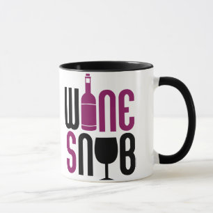 Caneca Snobe do vinho