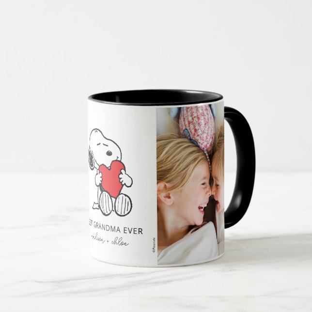 Caneca Snoopy Heart | Melhor Vovó - Foto (Frente Esquerda)
