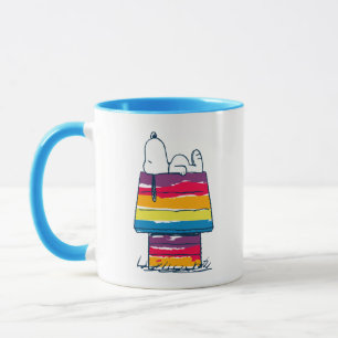 Caneca Snoopy   Rainbow Dog House