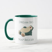 Caneca Snorlax Sonhe Grande Soneca Maior