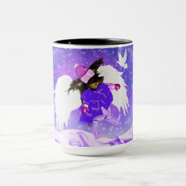 Caneca Snow Angel Weenie Dog Mug