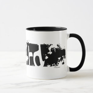 Caneca snowboard. arranhado.