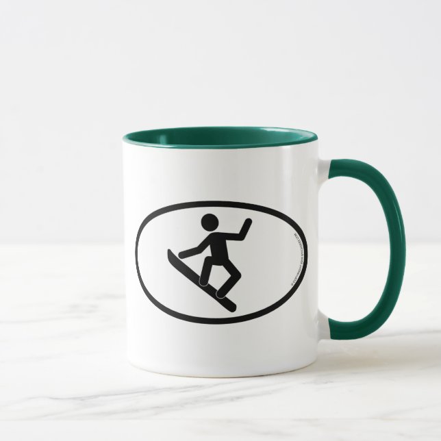 Caneca Snowboarder (Direita)