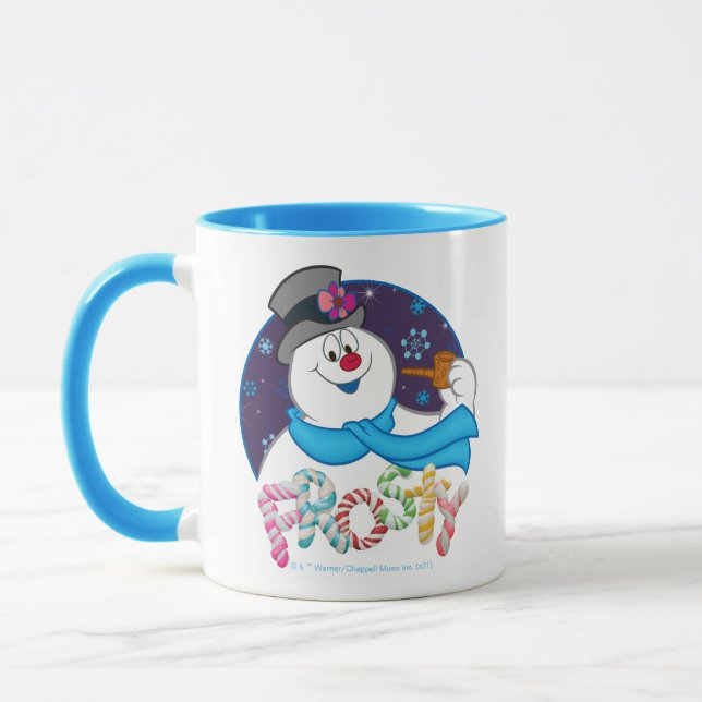 Caneca Snowman™ congelado | Nome Colorido da Canela de Do (Esquerda)