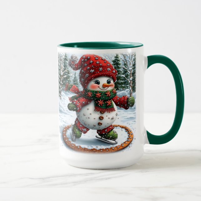 Caneca Snowman de Natal (Direita)