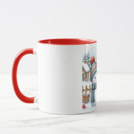 Caneca Snowman e Amigos Crianças Caça de Natal