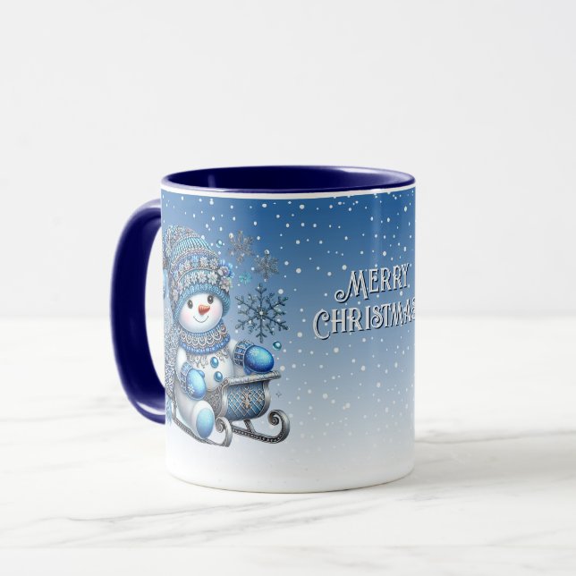 Caneca Snowman Foliday Mug (Frente Esquerda)