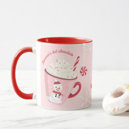 Caneca Snowman Holiday Hot Chocolate Mug 