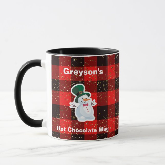 Caneca Snowman Hot Chocolate Mug. (Esquerda)