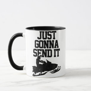 Caneca Snowmobile Vai Enviar Um Motor Engraçado Gif