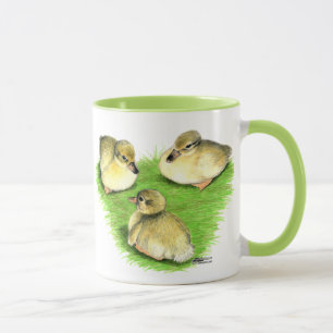 Caneca Snowy Mallard Ducklings