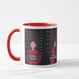 Caneca Só Judy Pode Me Julgar Engraçado Que A Polícia Toc