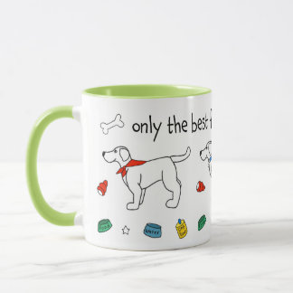 Caneca "Só o Melhor para o meu Pequeno Amigo" Cão de Serv