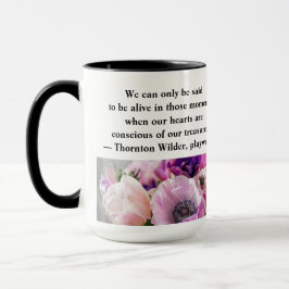 Caneca Só podemos dizer que estamos vivos nesses momentos