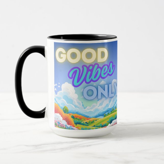 Caneca Só Vibrações Boas (Esquerda)