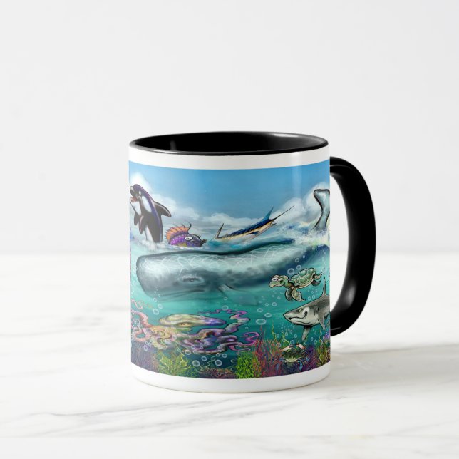 Caneca Sob o Mar (Frente Esquerda)