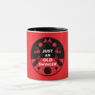 Caneca Sobre o Morro do Golfer de Aniversário