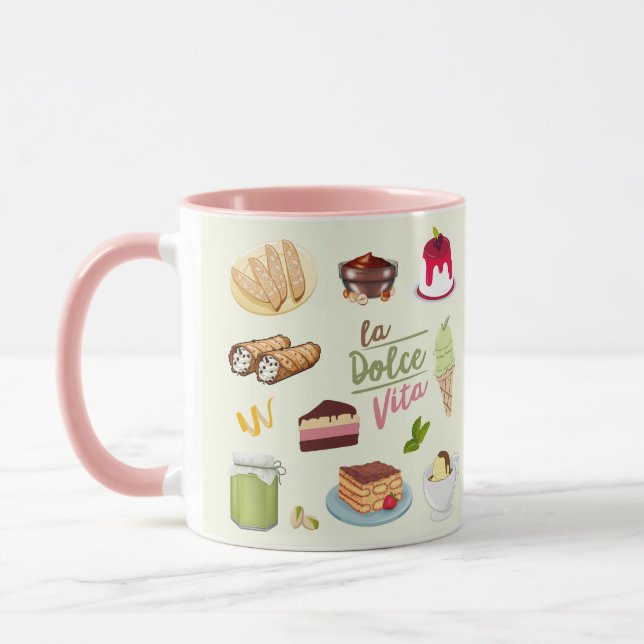 Caneca Sobremesas Doces Italianos (Esquerda)