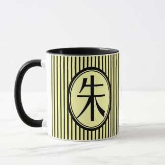 Caneca - sobrenome chinês Zhu