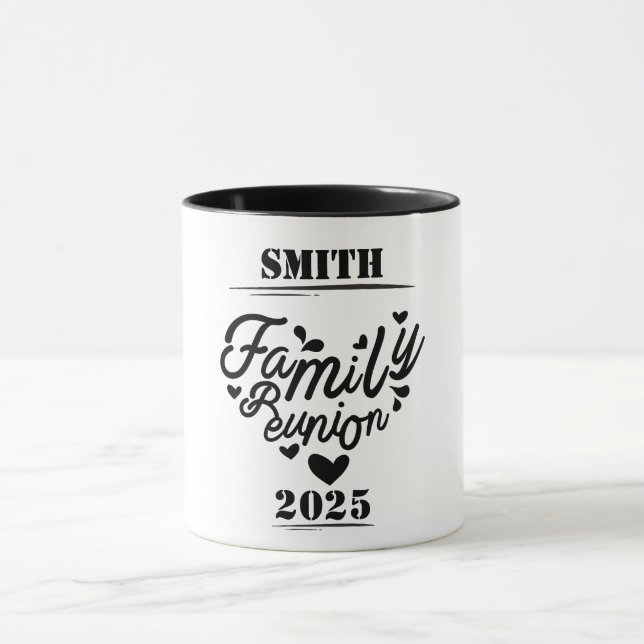 Caneca [Sobrenome] Reunião Familiar - [Ano] (Centro)