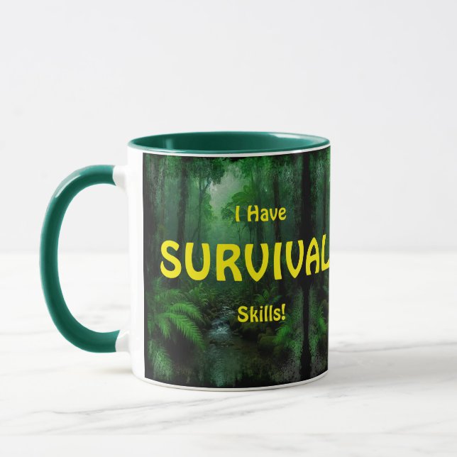 Caneca Sobrevivência Habilidades Prevalecistas ShTF Desig (Esquerda)