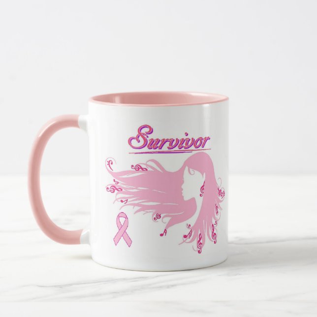Caneca Sobrevivente Cancer (Esquerda)