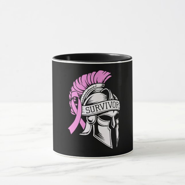Caneca Sobrevivente Câncer de Mama  (Centro)