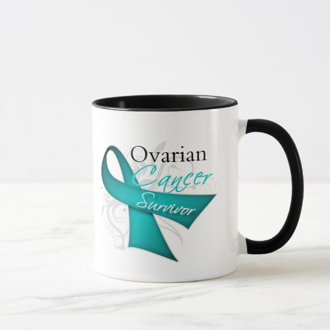 Caneca Sobrevivente - câncer de ovário (Direita)