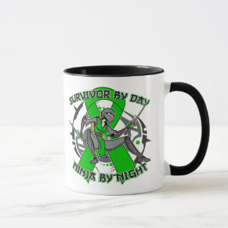Caneca Sobrevivente da doença bipolar em o dia Ninja em a