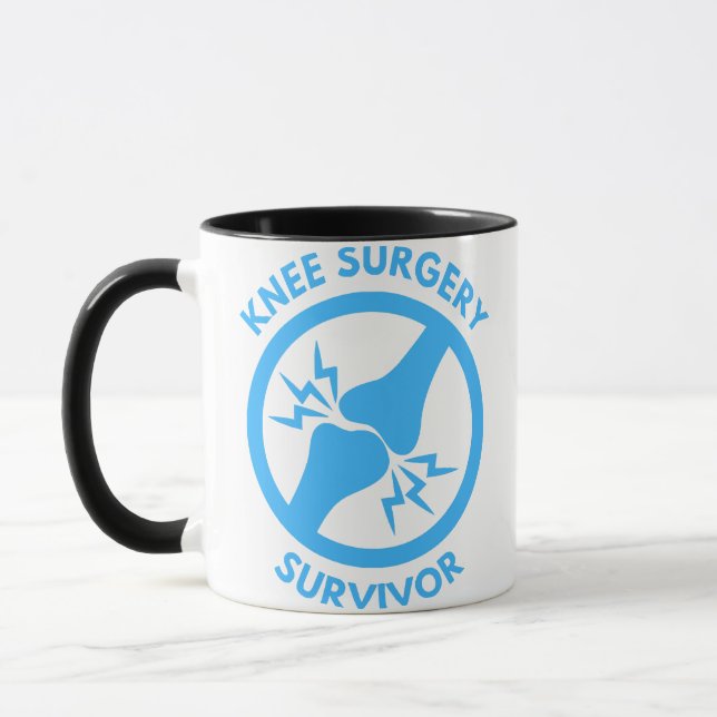 Caneca Sobrevivente de cirurgia no joelho  (Esquerda)