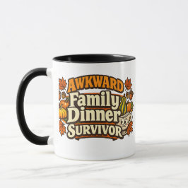 Caneca Sobrevivente do Jantar de Família Constrangedor de